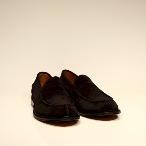 MOCASSINO INGLESE 747 CAMOSCIO