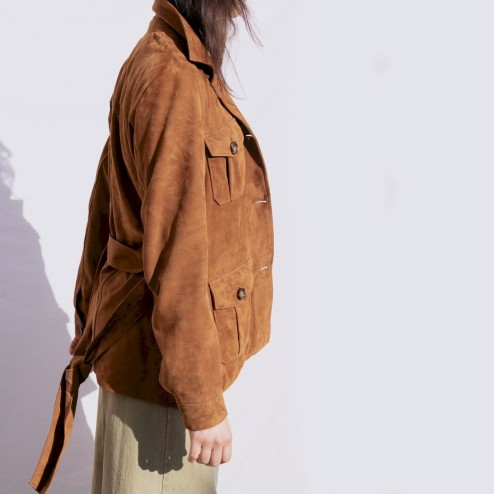 GIACCA SHELLY SUEDE